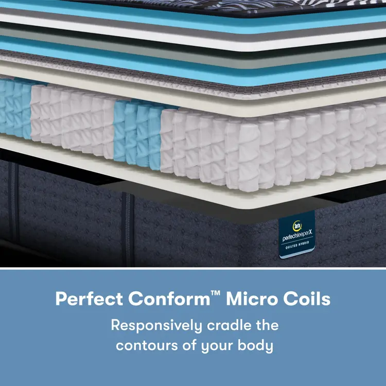 Serta Perfect Sleeper X Quilted Hybrid Mattress - Level Two