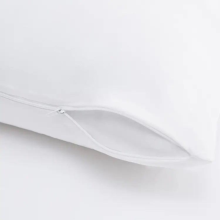 Serta Power Chill Pillow Protector unzipped at the side showing the inside