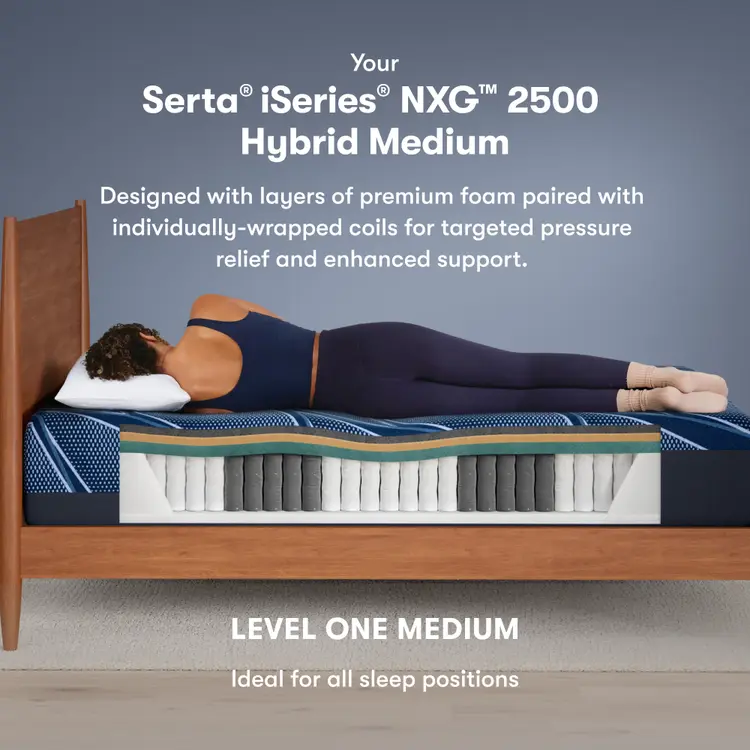 Serta® iSeries® NXG™ Mattress - 2500 Hybrid