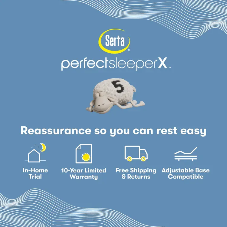 Serta Perfect Sleeper X Quilted Hybrid Mattress - Level Two