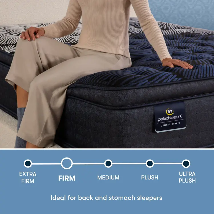 Serta Perfect Sleeper X Quilted Hybrid Mattress - Level Two