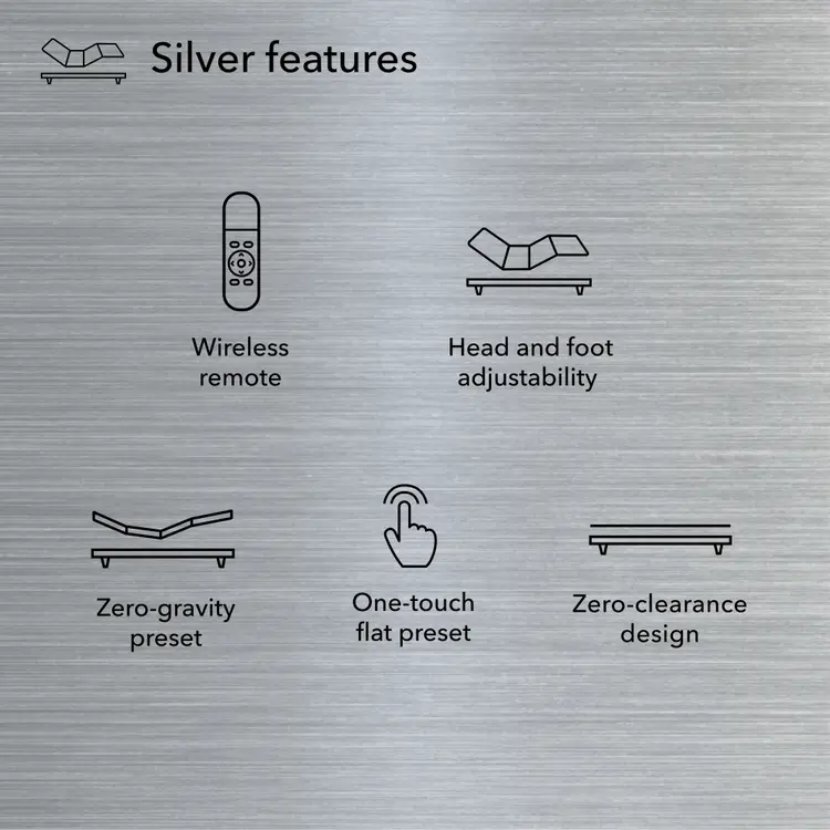 baselogic® Silver Adjustable Base